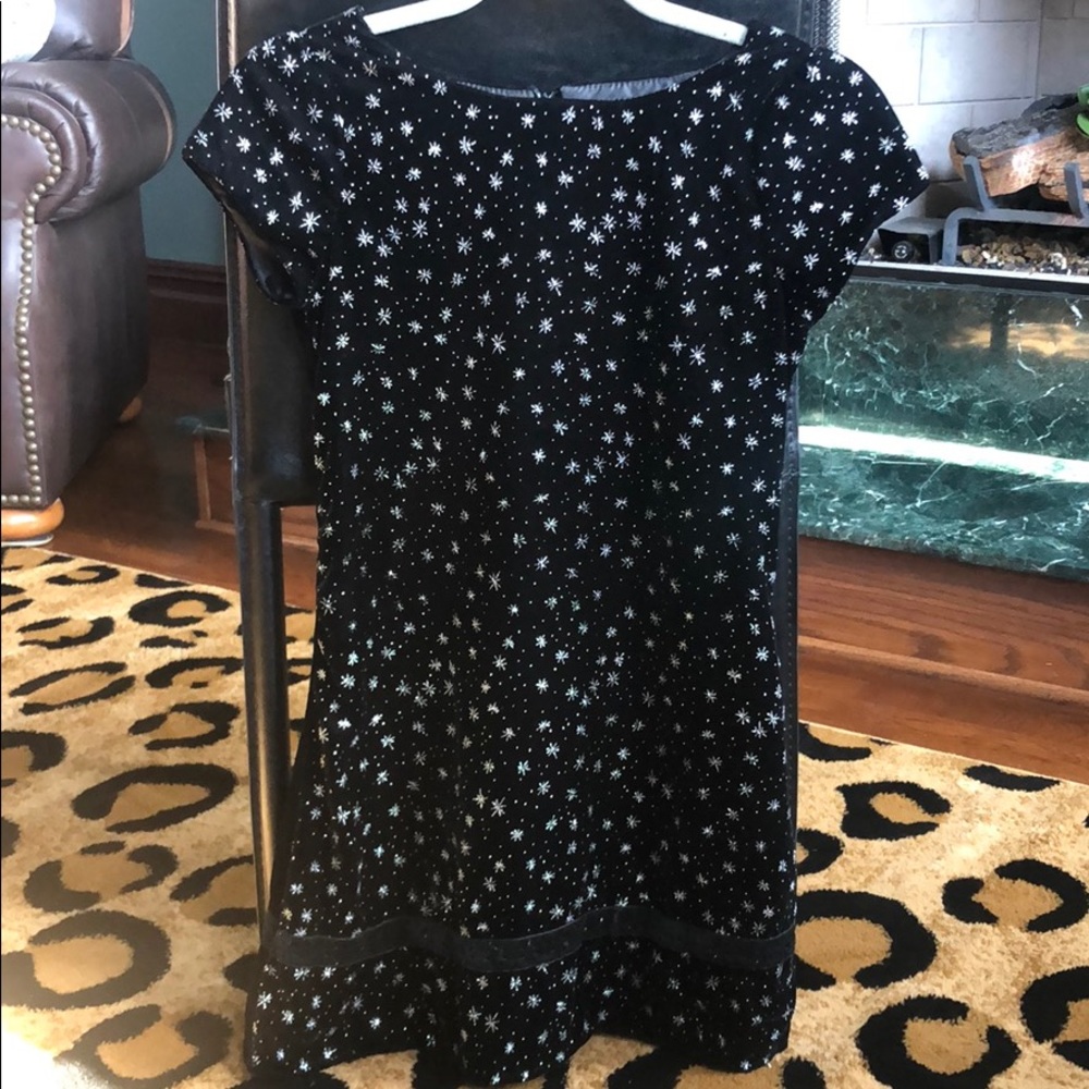 Balck Velvet Girls Dress (14)